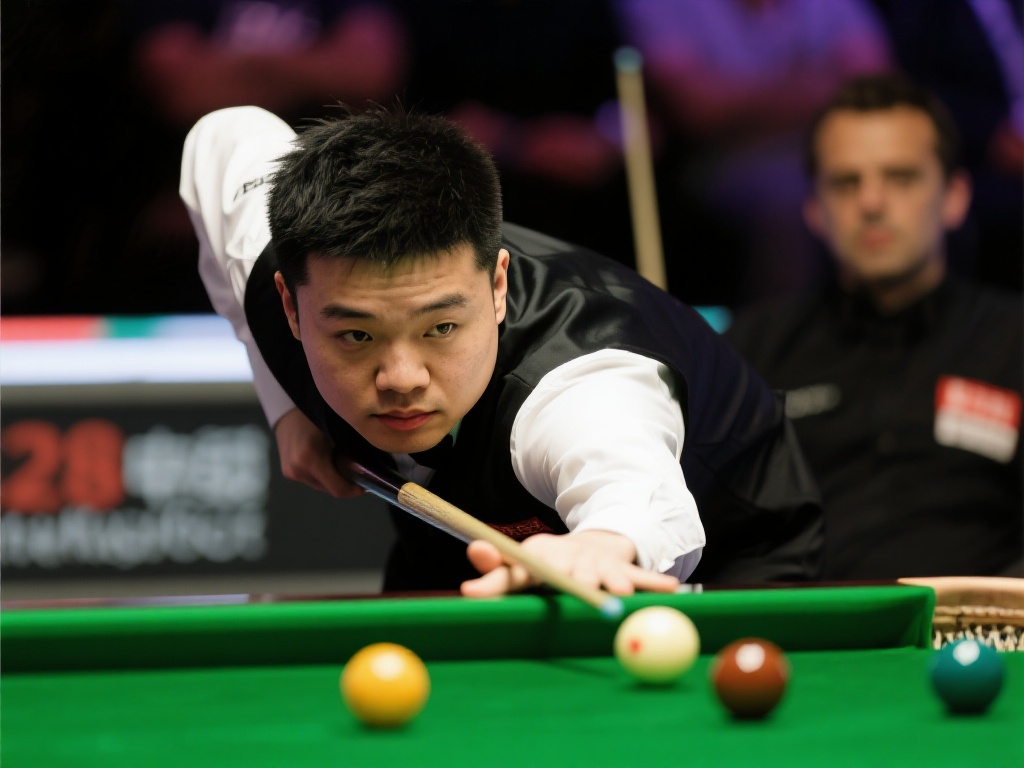 赵心童惊艳表现,八局连胜暂压奥沙利文 赵心童,这位中国斯诺克新星,近日在一场备